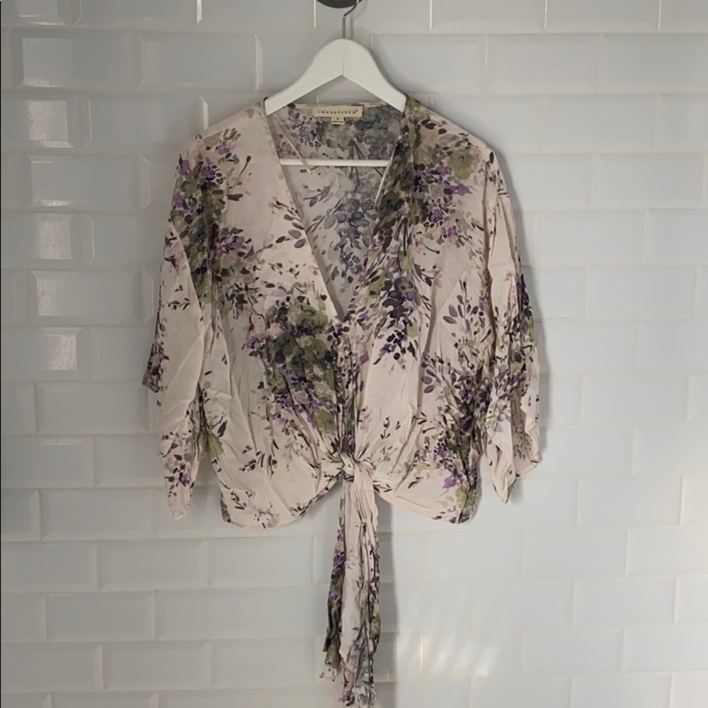 Love Stitch floral Blouse